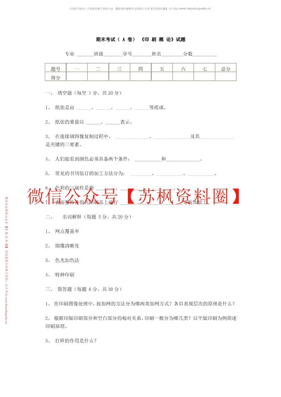 印刷概论
